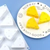 8 Piece Cheese Silicone Mold Handmade Soap