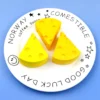 8 Piece Cheese Silicone Mold Handmade Soap