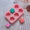 6 Piece Snowflake Silicone Mold Handmade Soap