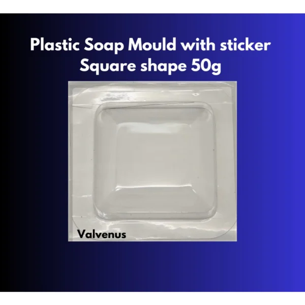 100pcs Square Shape 50g plastic soap mould