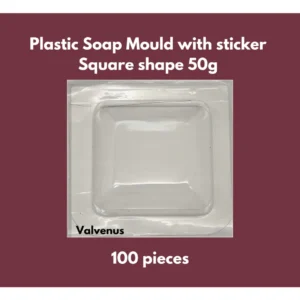 100pcs Square Shape 50g plastic soap mould