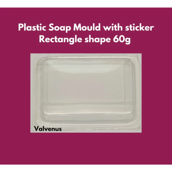 100pcs Square Shape 60g plastic soap mould