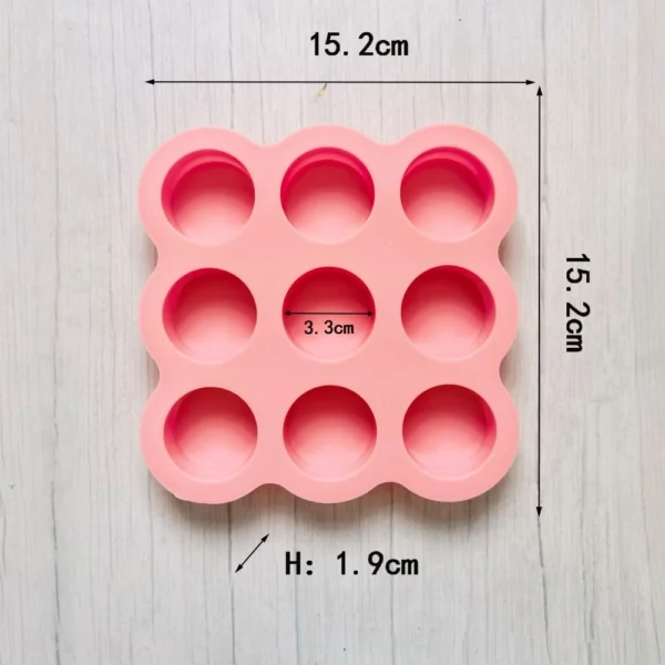 Cylindrical Silicone Mold Handmade Soap