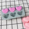 Heart Shaped Silicone Mold Handmade Soap