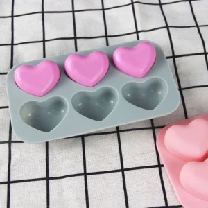 Heart Shaped Silicone Mold Handmade Soap