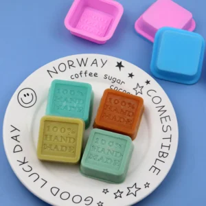 Single Small Square Silicone Mold Handmade Soap