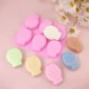 6 Piece Cartoon Fish Silicone Mold Handmade Soap