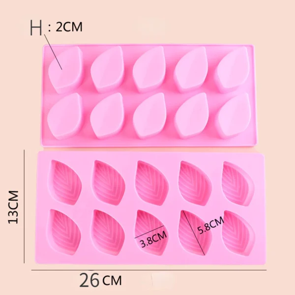 Leaf Silicone Mold Handmade Soap